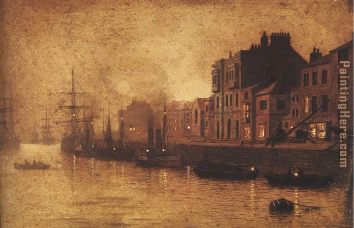 Evening Whitby Harbour